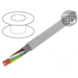 Cablu Electric Ecranat BiT LiYCY 7x0,5mm2 Cupru | Electronic-mag.ro | Componente Electronice