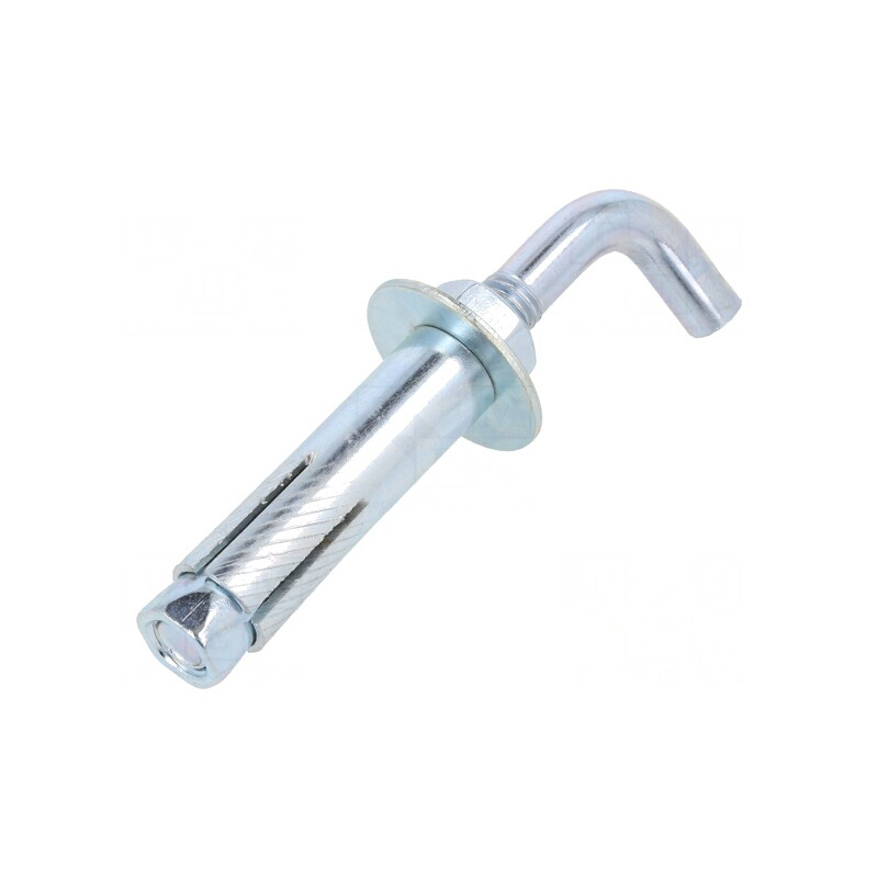 Cârlig Drept cu Dibluri Oțel Zincat 60mm | Electronic-mag.ro | Componente Electronice