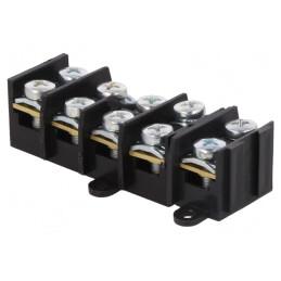 Regletă Conexiuni Terminal Șurub 10mm2 57A 5 Piste | Electronic-mag.ro | Componente Electronice