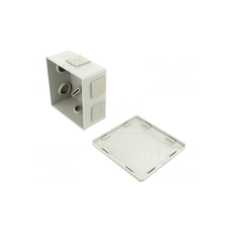 Cutie de conexiuni IP44 80x80x40mm Gri | Electronic-mag.ro | Componente Electronice Cutie de conexiuni IP44 80x80x40mm Gri | Electronic-mag.ro | Componente Electronice
