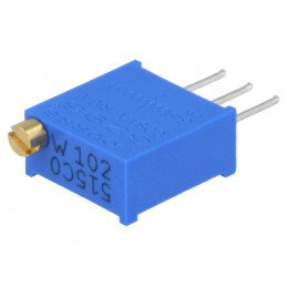 Potentiometru Multitura 1kΩ 500mW THT ±10% | Electronic-mag.ro | Componente Electronice