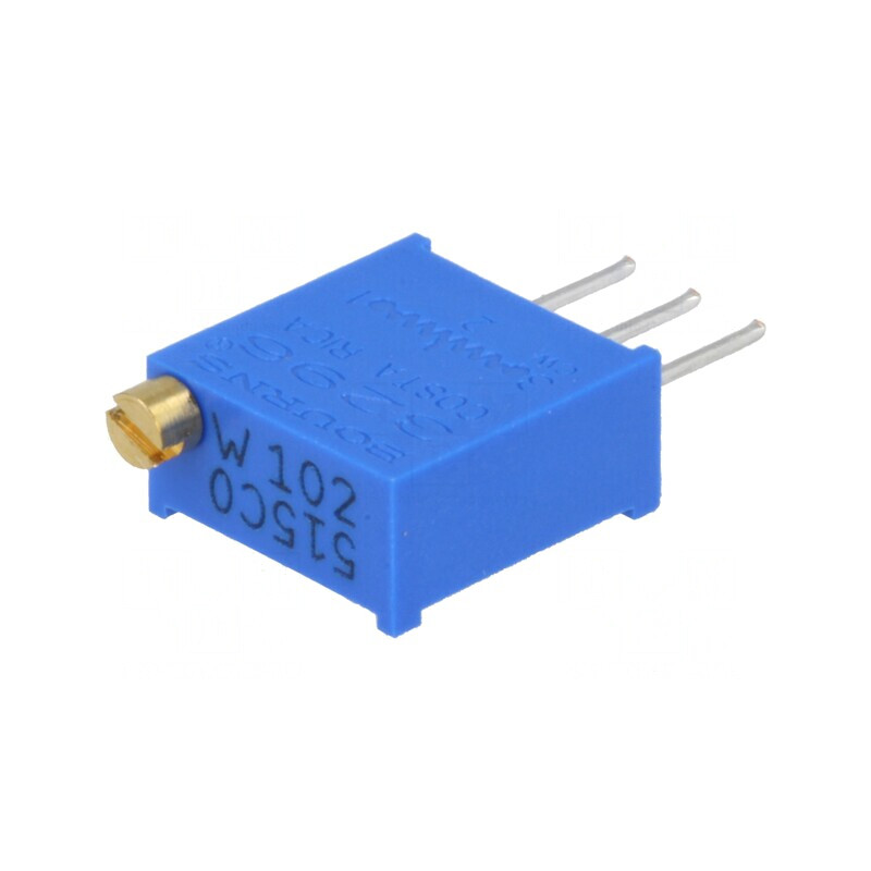 Potentiometru Multitura 1kΩ 500mW THT ±10% | Electronic-mag.ro | Componente Electronice
