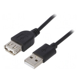 Cablu USB 2.0 1.8m Negru