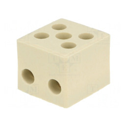 Regletă de conexiuni terminal 6mm2 450V 2 piste | Electronic-mag.ro | Componente Electronice
