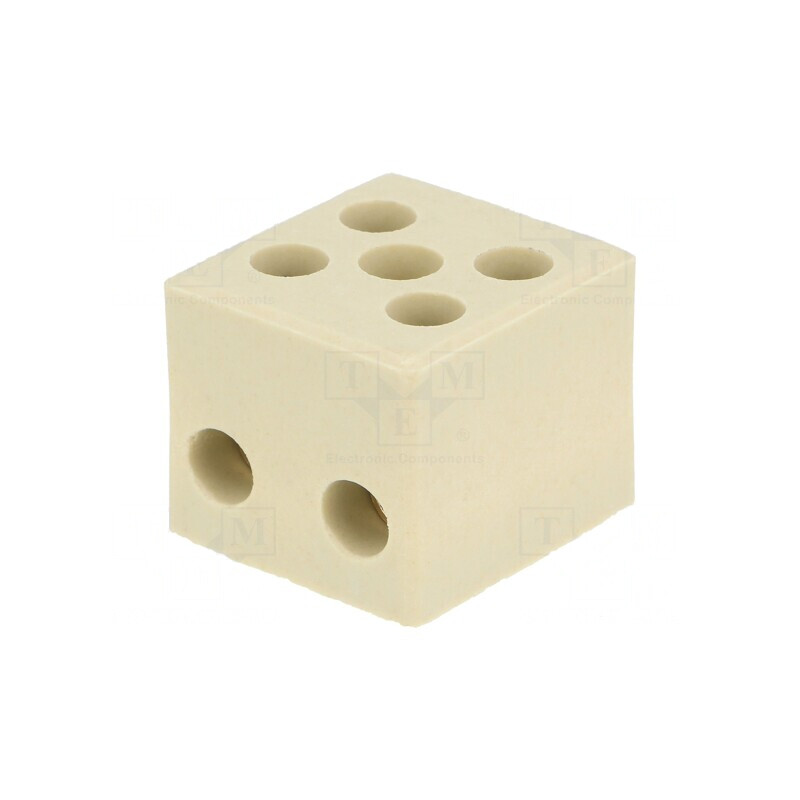 Regletă de conexiuni terminal 6mm2 450V 2 piste | Electronic-mag.ro | Componente Electronice