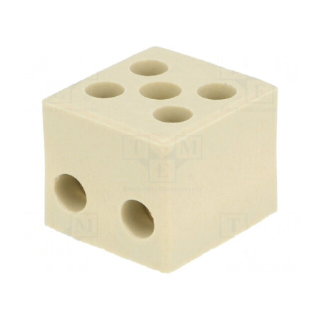 Regletă de conexiuni terminal 6mm2 450V 2 piste | Electronic-mag.ro | Componente Electronice