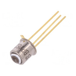 Fototranzistor; TO18; 4,8mm; λp max: 830nm; 35V; 8°; λd: 400÷1100nm