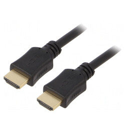 Cablu HDMI 2.0 1m Negru | Electronic-mag.ro | Componente Electronice