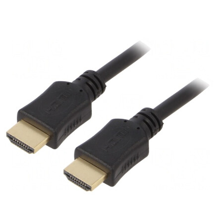 Cablu HDMI 2.0 1m Negru | Electronic-mag.ro | Componente Electronice