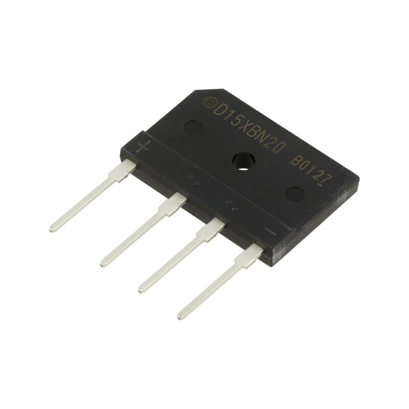 Punte Redresoare Monofazată 200V 15A 200A Ifsm | Electronic-mag.ro | Componente Electronice