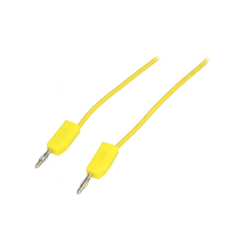Cablu de măsurare mufă banană 2mm 1m | Electronic-mag.ro | Componente Electronice