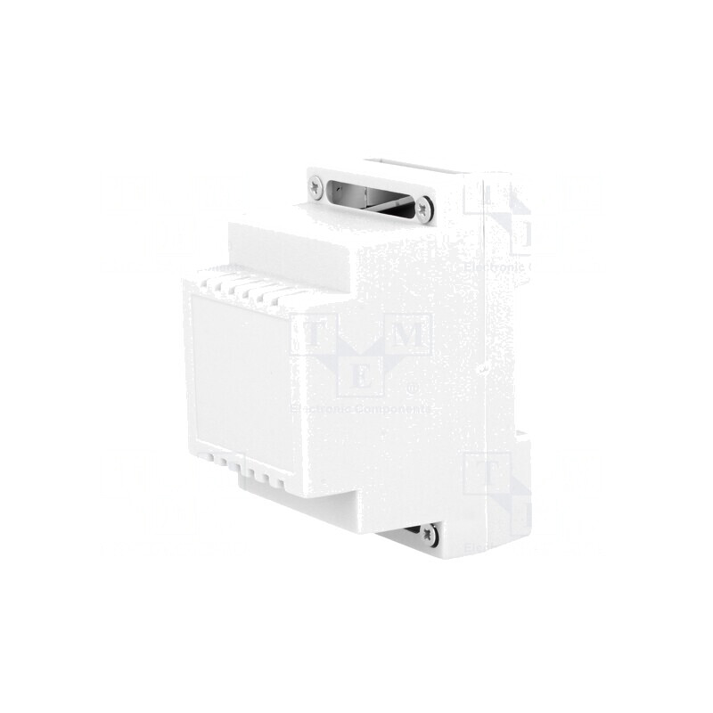 Carcasă pentru şină DIN, polistiren gri, 89x53x65 mm | Electronic-mag.ro | Componente Electronice Carcasă pentru şină DIN, polistiren gri, 89x53x65 mm | Electronic-mag.ro | Componente Electronice