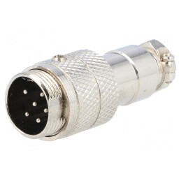 Mufă Microfon 6 Pin Cablu Drept | Electronic-mag.ro | Componente Electronice