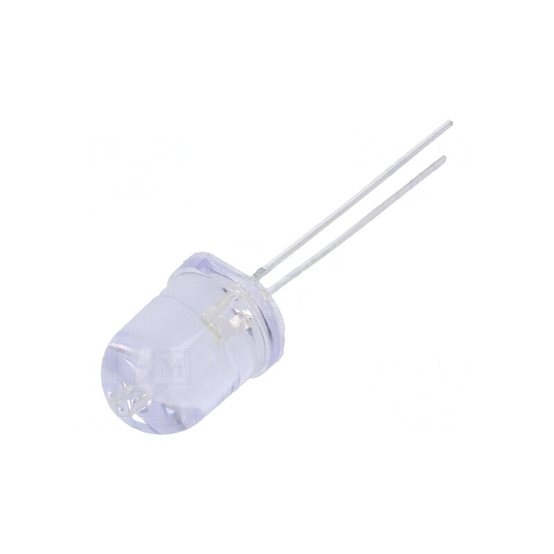 LED Alb Rece 10mm 10000-12000mcd 30° Convex | Electronic-mag.ro | Componente Electronice