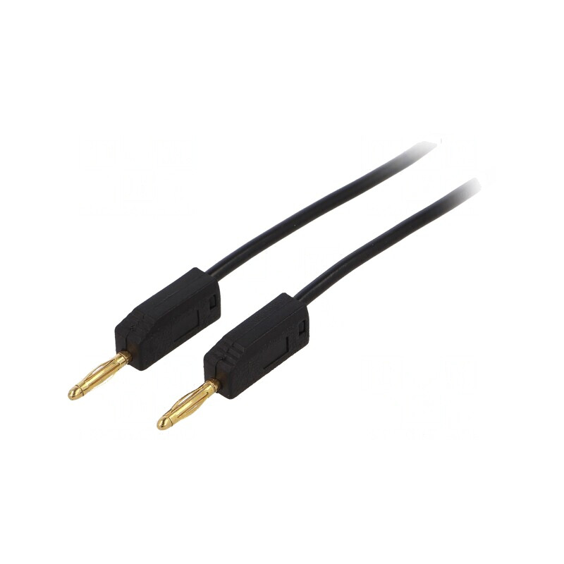 Cablu de măsurare cu mufă banană 2mm, 1m. | Electronic-mag.ro | Componente Electronice