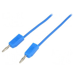 Cablu de măsurare mufă banană 2mm 1m | Electronic-mag.ro | Componente Electronice