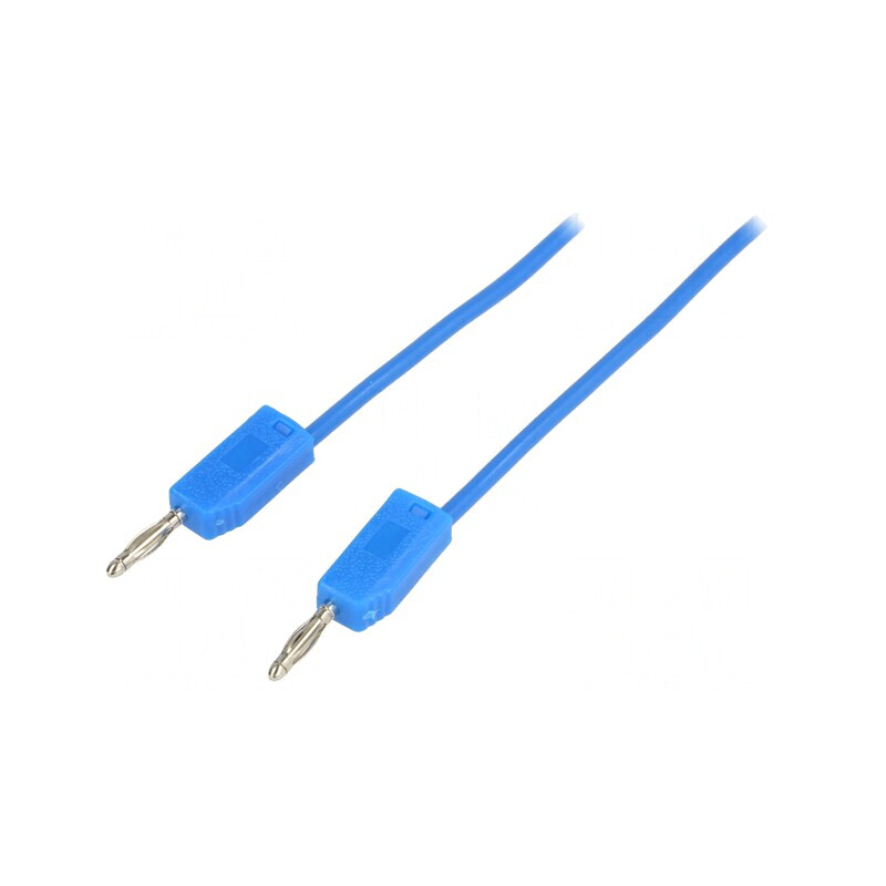 Cablu de măsurare mufă banană 2mm 1m | Electronic-mag.ro | Componente Electronice