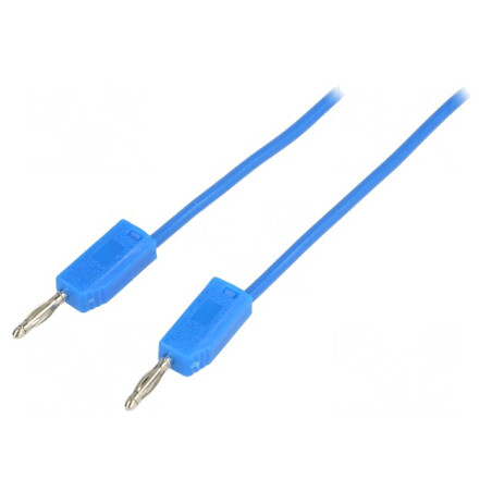 Cablu de măsurare mufă banană 2mm 1m | Electronic-mag.ro | Componente Electronice