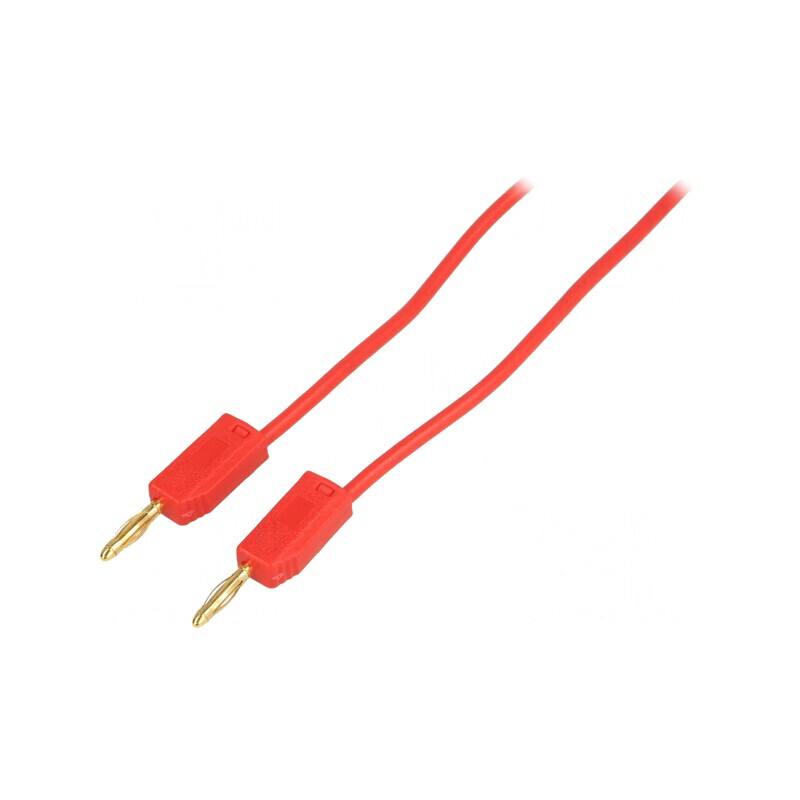 Cablu de măsurare mufă banană 2mm 1m | Electronic-mag.ro | Componente Electronice