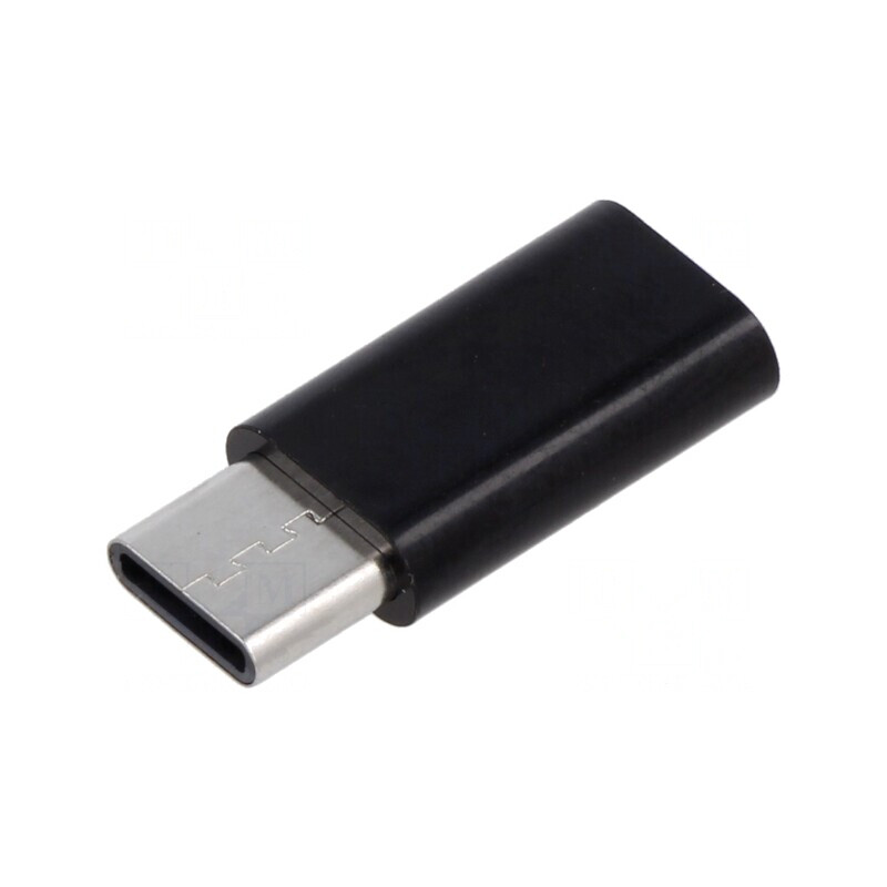 Adaptor USB 3.1 Micro USB B și USB C Negru | Electronic-mag.ro | Componente Electronice