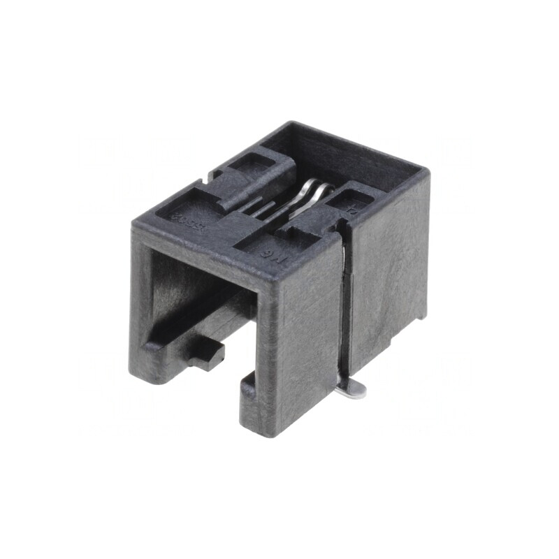 Soclu RJ9 4p4c Profil Jos Aurit SMT | Electronic-mag.ro | Componente Electronice