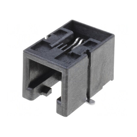Soclu RJ9 4p4c Profil Jos Aurit SMT | Electronic-mag.ro | Componente Electronice