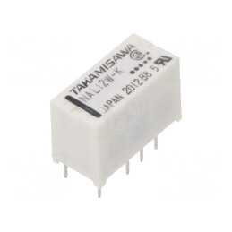 Releu electromagnetic DPDT 12VDC 2A PCB | Electronic-mag.ro | Componente Electronice