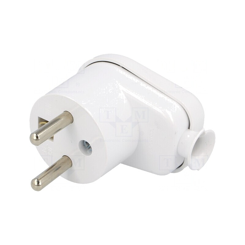 Conector Alimentare AC 230V 16A Alb 3 Pin | Electronic-mag.ro | Componente Electronice