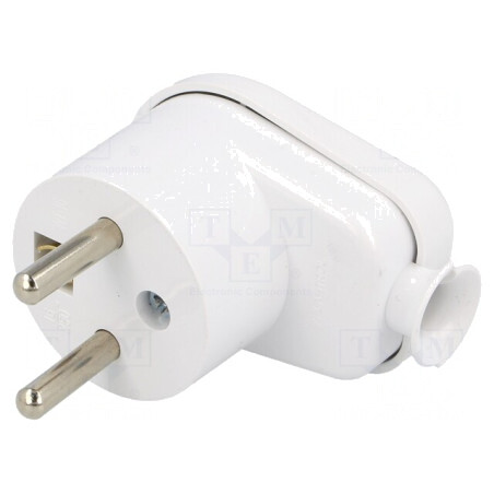 Conector Alimentare AC 230V 16A Alb 3 Pin | Electronic-mag.ro | Componente Electronice