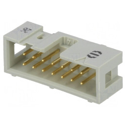 Soclu IDC Tată 14 PIN 1,27mm THT | Electronic-mag.ro | Componente Electronice