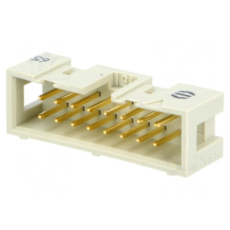Soclu IDC tată 16 pini drept THT 1,27mm 2,54mm | Electronic-mag.ro | Componente Electronice