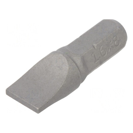 Capăt șurubelniță plată 8x1.6mm 25mm | Electronic-mag.ro | Componente Electronice