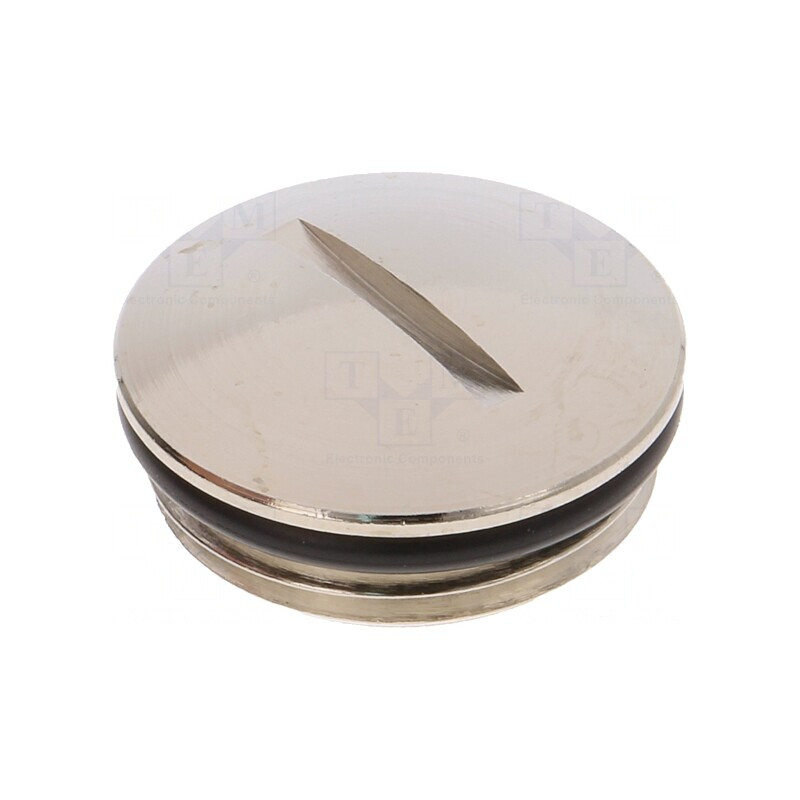 Capac de protecție IP68 M20 1,5 alamă nichelată | Electronic-mag.ro | Componente Electronice