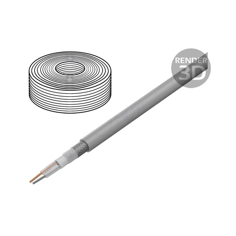 Cablu Microfon Gri 2x0,35mm2 OFC PVC | Electronic-mag.ro | Componente Electronice Cablu Microfon Gri 2x0,35mm2 OFC PVC | Electronic-mag.ro | Componente Electronice