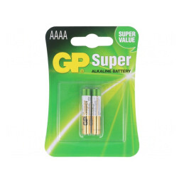 Baterii alcaline AAAA 1,5V nereîncărcabile, set 2 buc. | Electronic-mag.ro | Componente Electronice