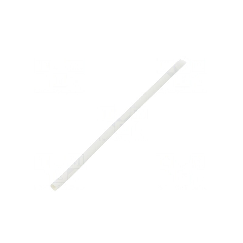 Manson termocontractabil flexibil 3.2mm alb | Electronic-mag.ro | Componente Electronice