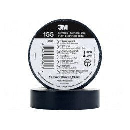 Bandă Electroizolantă Neagră 19mm x 20m | Electronic-mag.ro | Componente Electronice