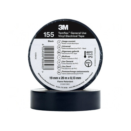 Bandă Electroizolantă Neagră 19mm x 20m | Electronic-mag.ro | Componente Electronice