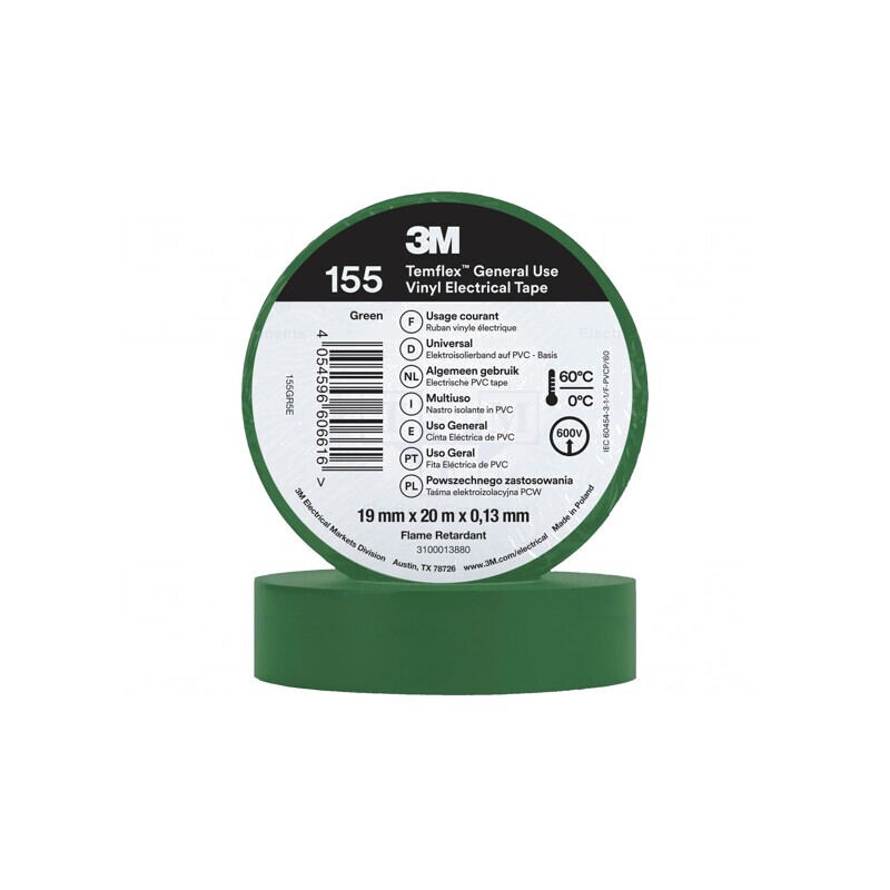 Bandă Electroizolantă Verde 19mm x 20m | Electronic-mag.ro | Componente Electronice