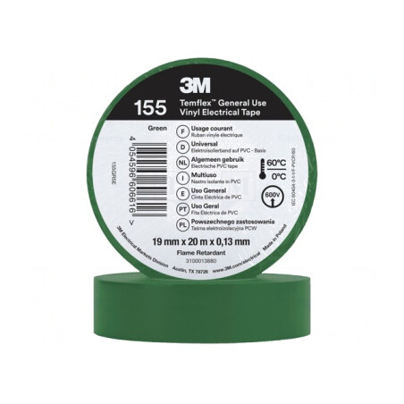 Bandă Electroizolantă Verde 19mm x 20m | Electronic-mag.ro | Componente Electronice