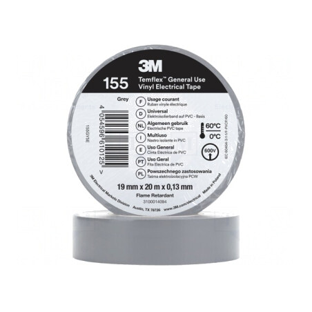 Bandă Electroizolantă Gri 19mm x 20m | Electronic-mag.ro | Componente Electronice