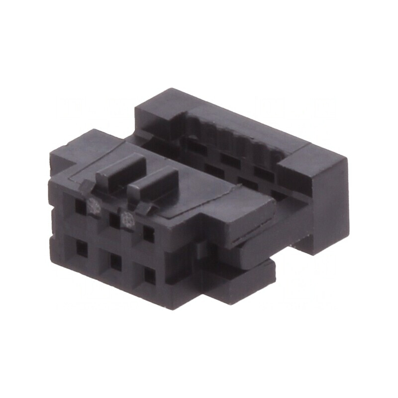 Mufă IDC Mamă 6 PIN Aurită 1mm fără Presare | Electronic-mag.ro | Componente Electronice
