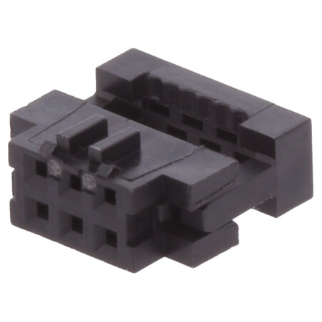 Mufă IDC Mamă 6 PIN Aurită 1mm fără Presare | Electronic-mag.ro | Componente Electronice
