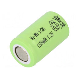 Baterie Ni-MH 1,2V 1100mAh 1/2A | Electronic-mag.ro | Componente Electronice