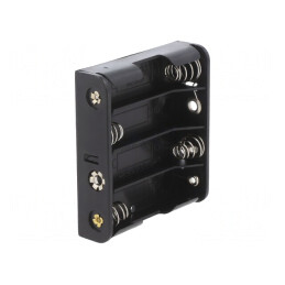 Suport Baterii AA R6 4x pentru PCB | Electronic-mag.ro | Componente Electronice