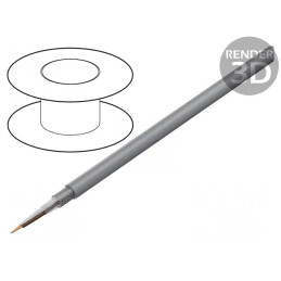 Cablu Ecranat PVC Gri 2x1mm2 | Electronic-mag.ro | Componente Electronice