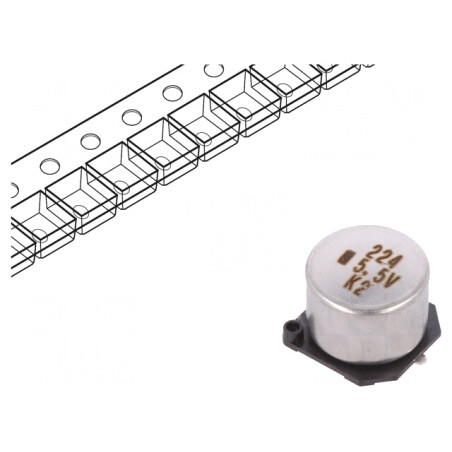 Supercondensator SMD 0,22F 5,5V 5mm | Electronic-mag.ro | Componente Electronice