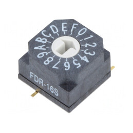Întrerupător codificare HEX/BCD 16 Poz SMT 80mΩ | Electronic-mag.ro | Componente Electronice
