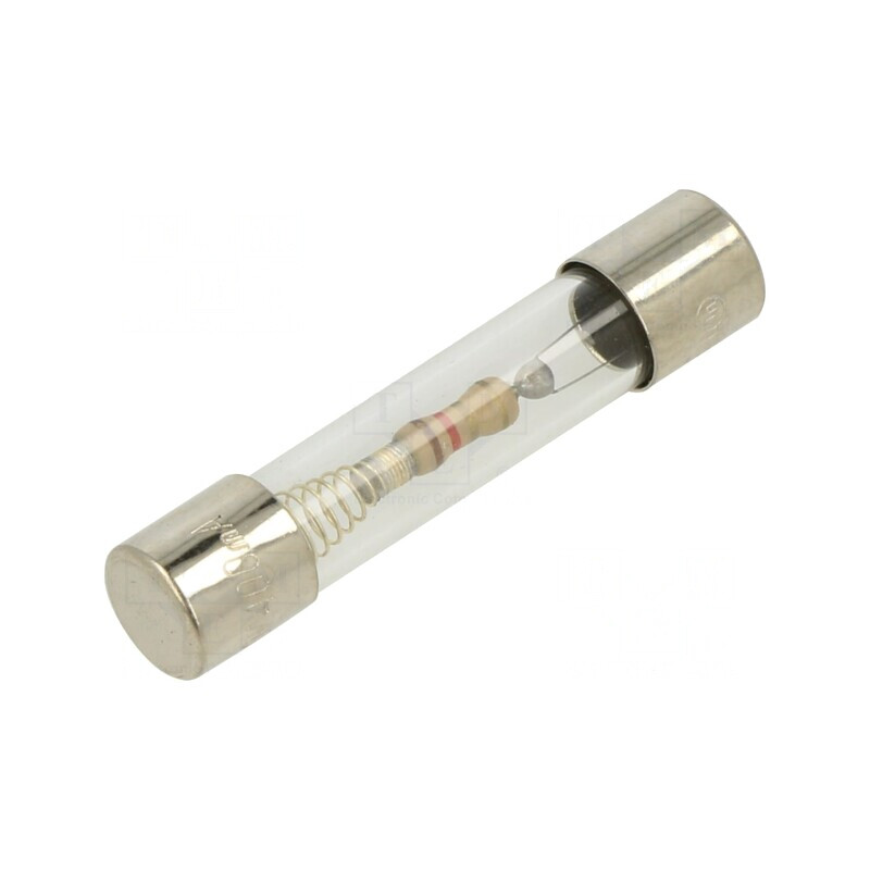 Siguranță întârziere 400mA 250V sticlă 6.3x32mm | Electronic-mag.ro | Componente Electronice