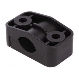 Clipsuri pentru cabluri Ø17-27mm negre | Electronic-mag.ro | Componente Electronice